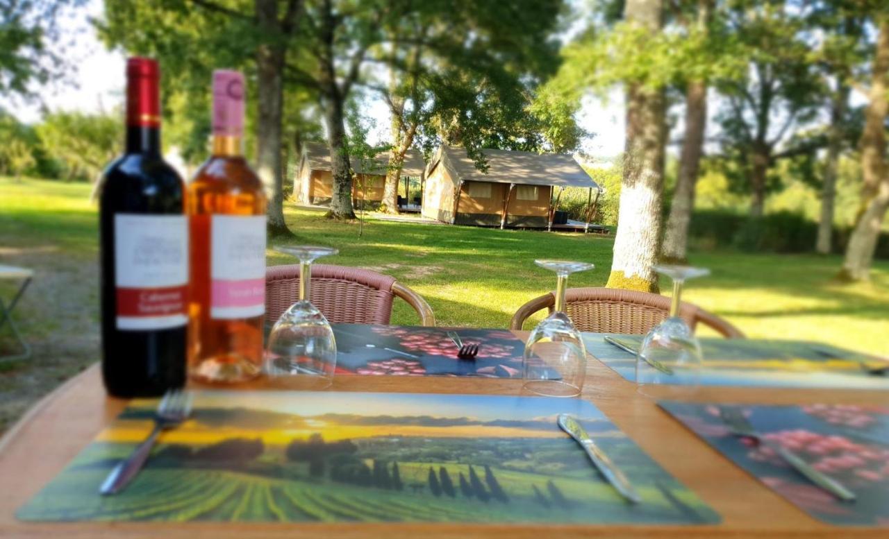 Glamping Les Arbres, Luxe Safaritent Met Zwembad Cronat Exteriör bild